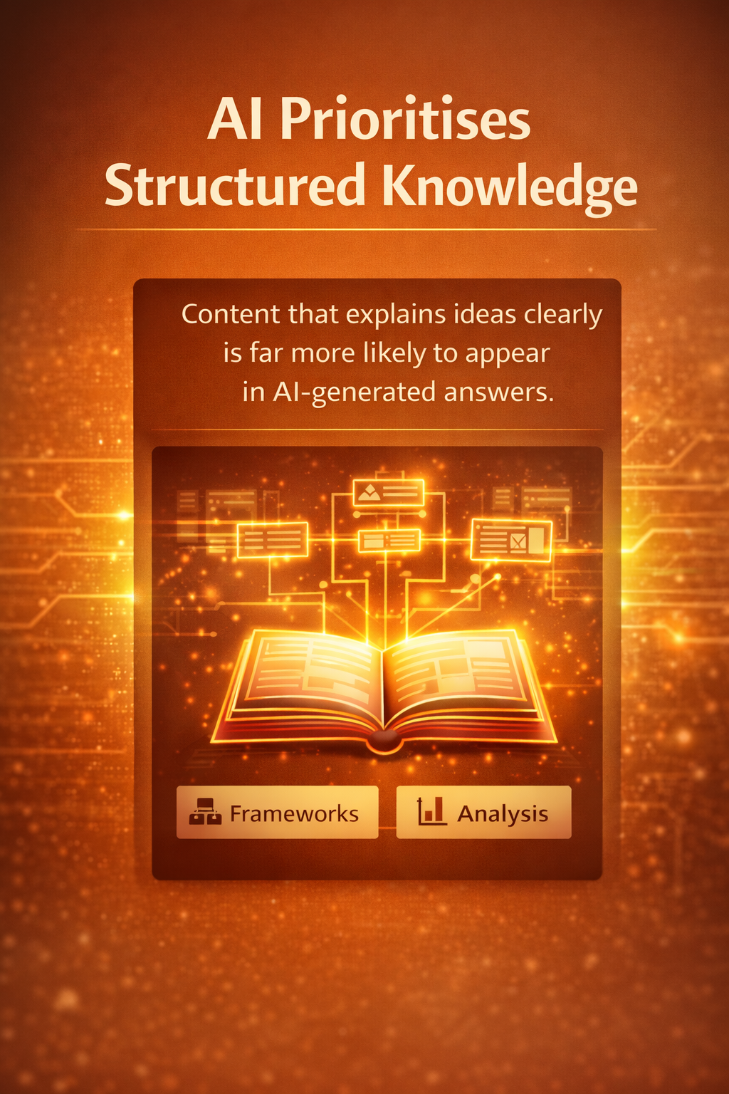 AI prioritises structured knowledge