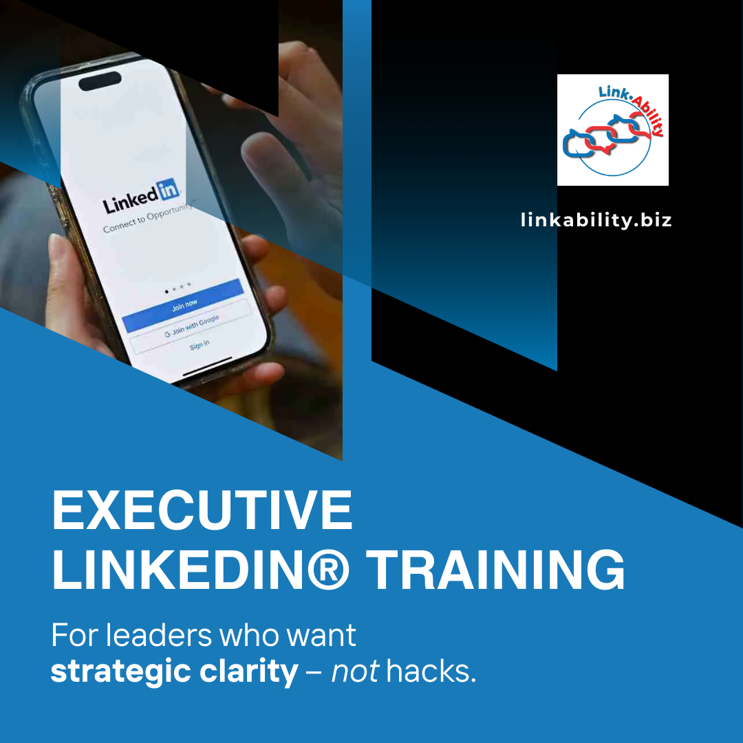 Executive LinkedIn training by LinkAbility