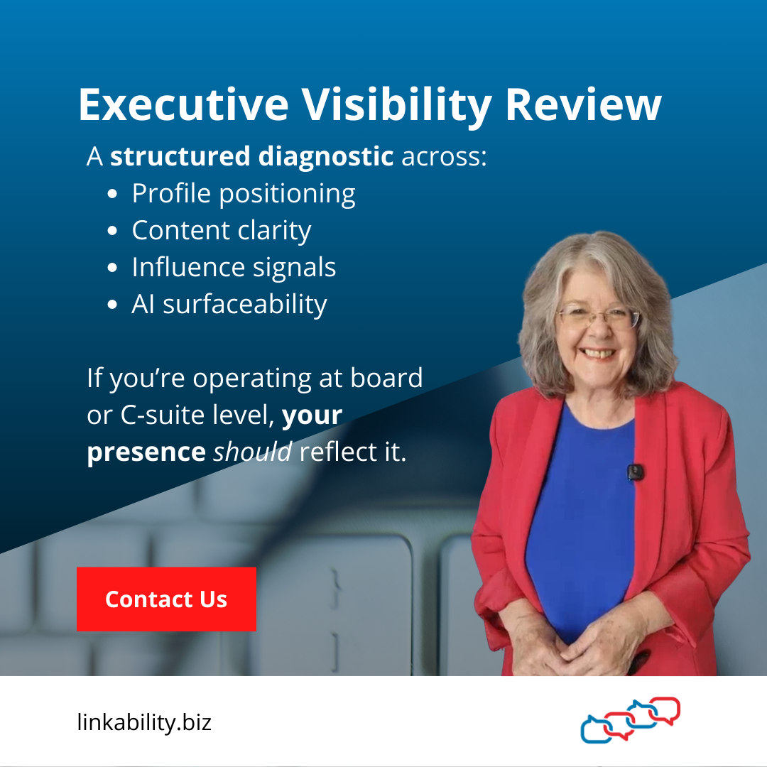 Executive visibility review a structured diagnostic from LinkAbility