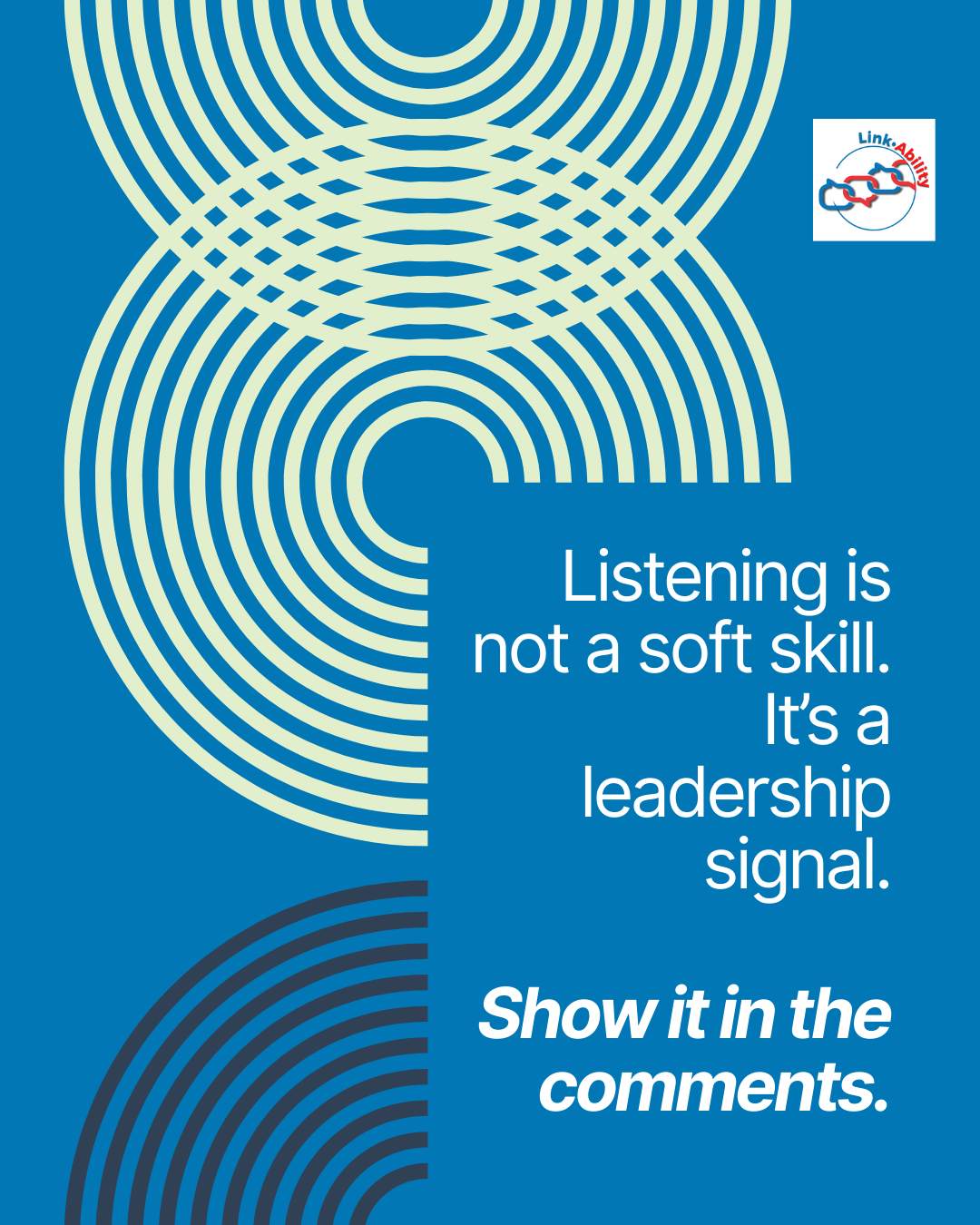 Leadership is not a soft skill.