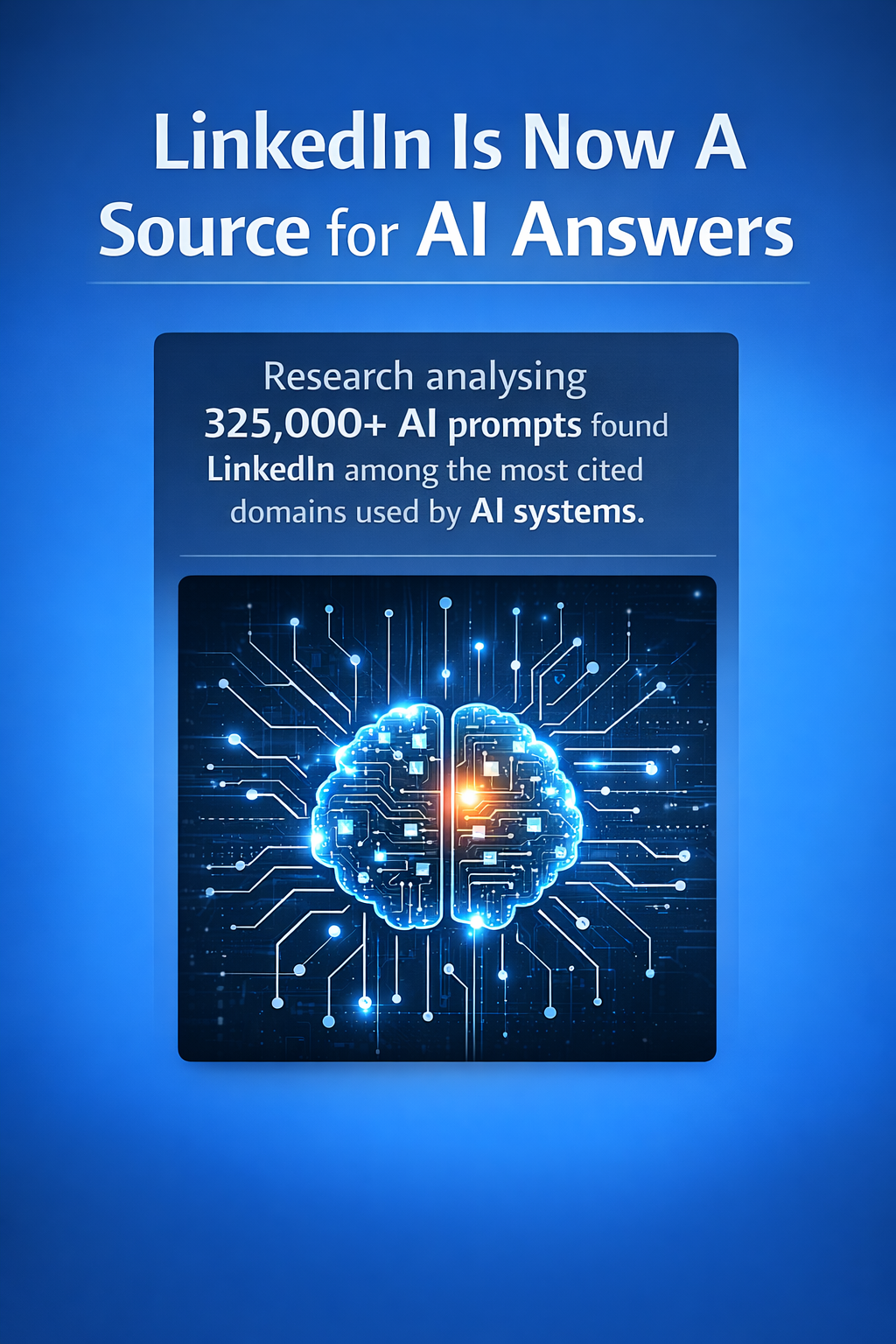 LinkedIn is now a source fo AI answers