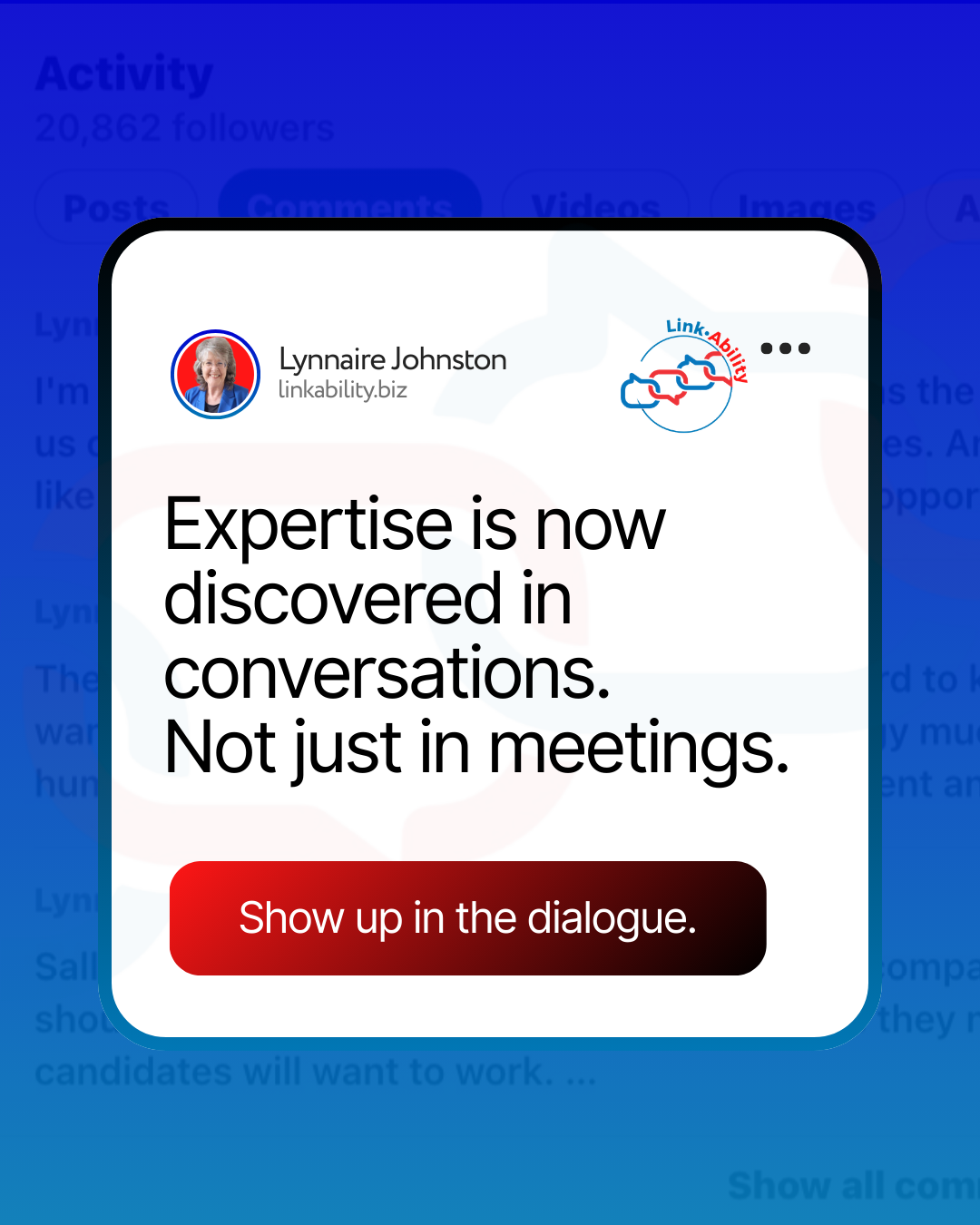 Listening is no longer limited to meetings