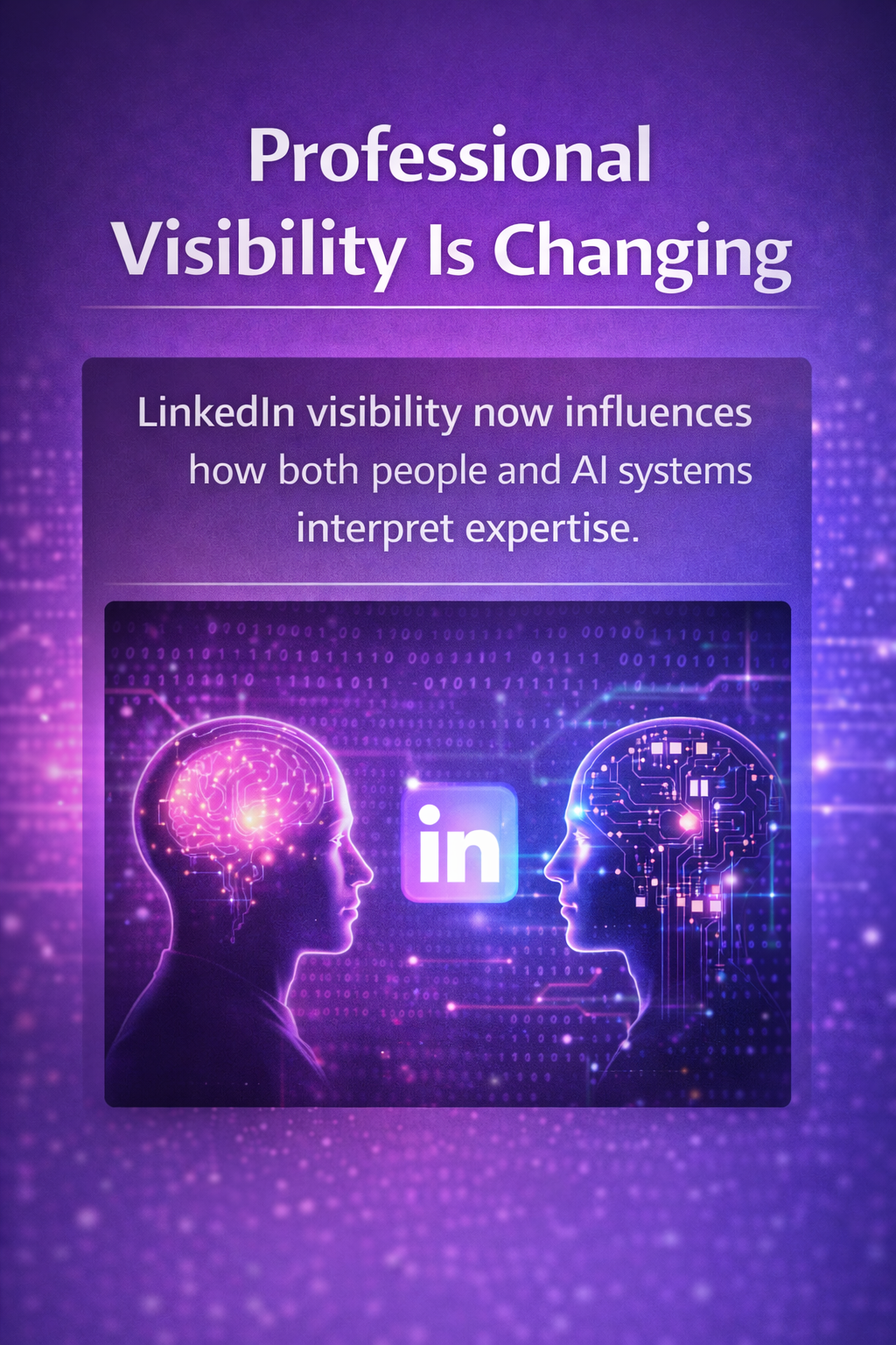 Professional visibility is changing blog post